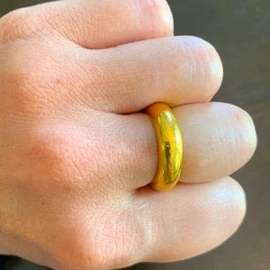 18k gold vermeil stacking  Ring